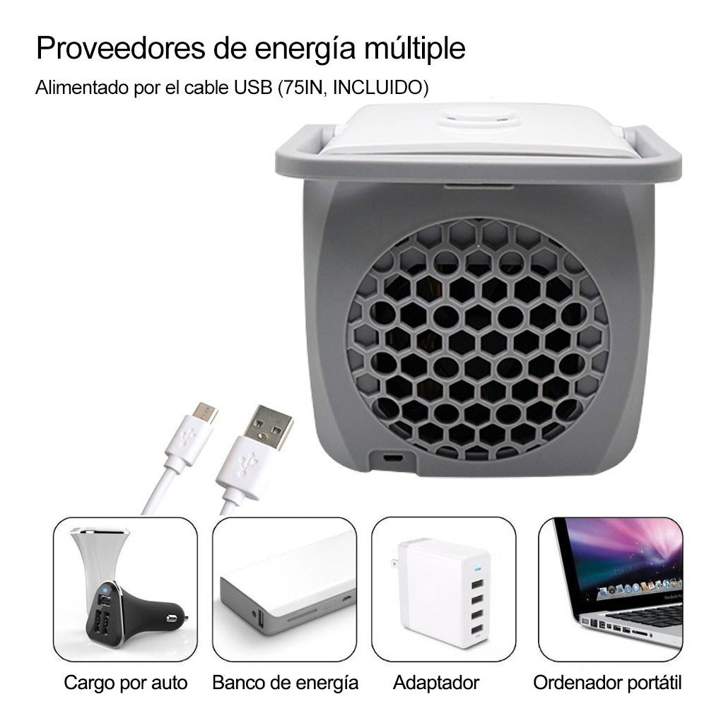 Ventilador Enfriador Enfriador De Aire Personal Y Portatil