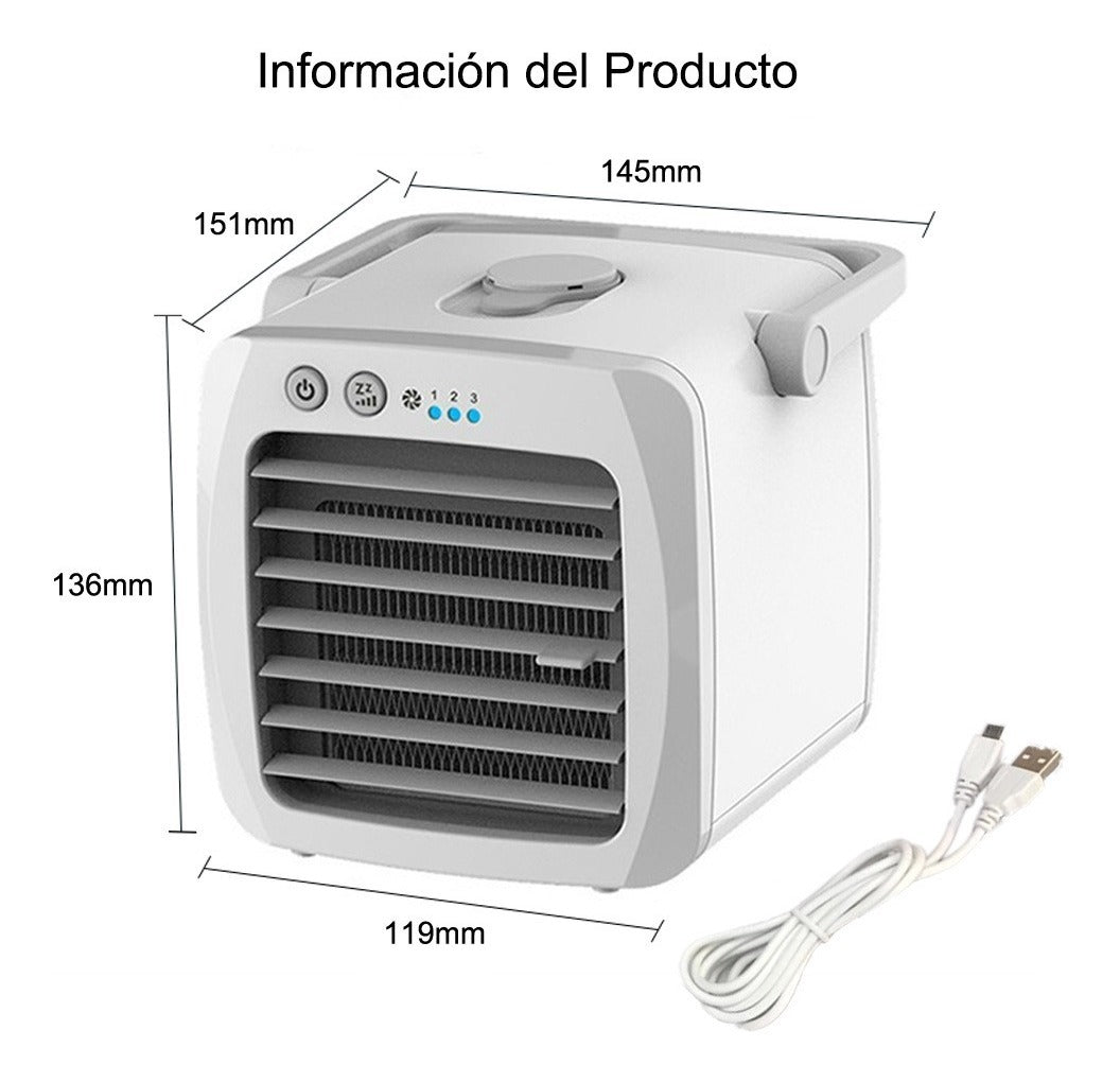 Ventilador Enfriador Enfriador De Aire Personal Y Portatil