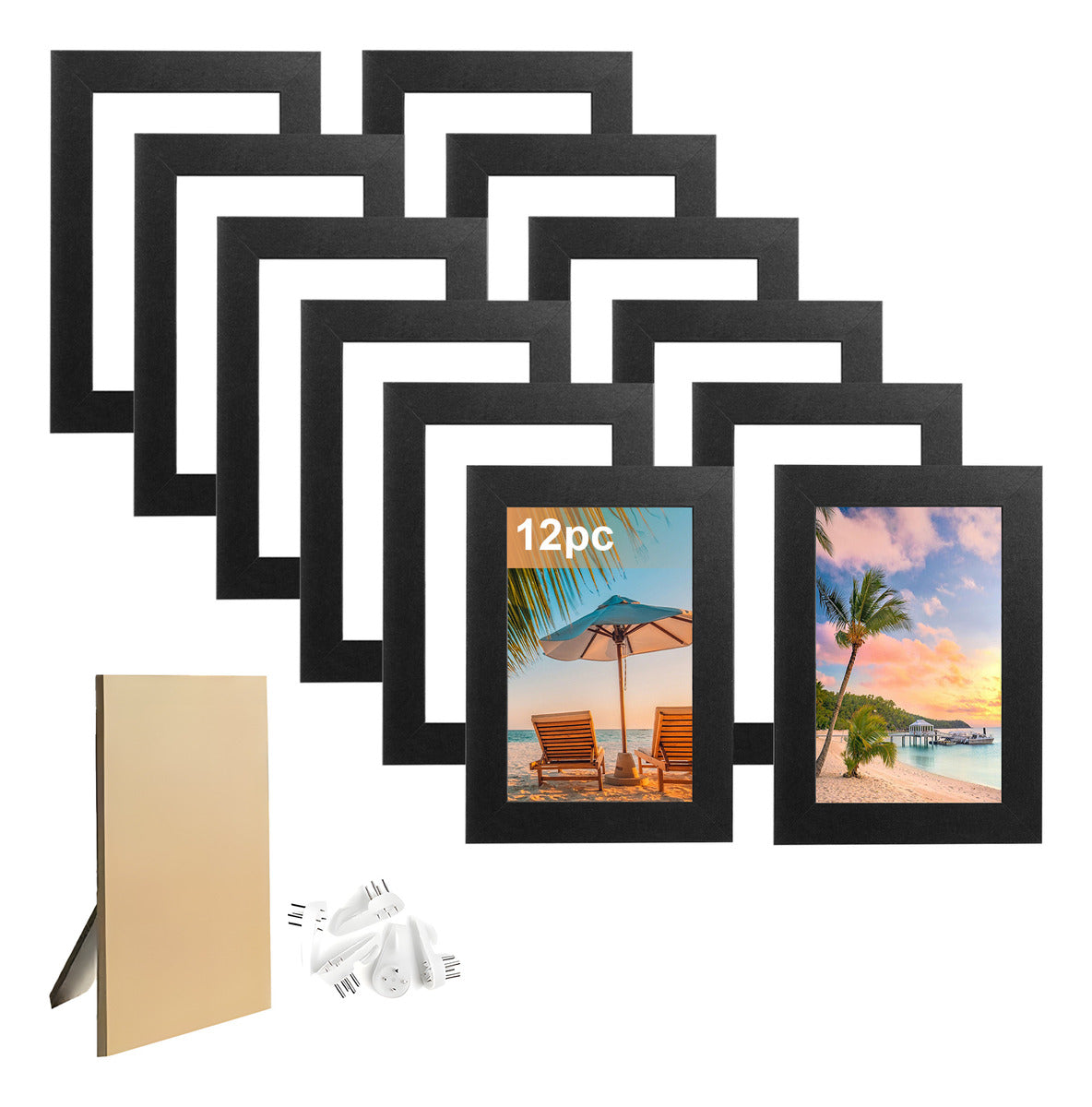 12 Piezas Marco De Fotos Marcos Cuadros Decorativos Retrato