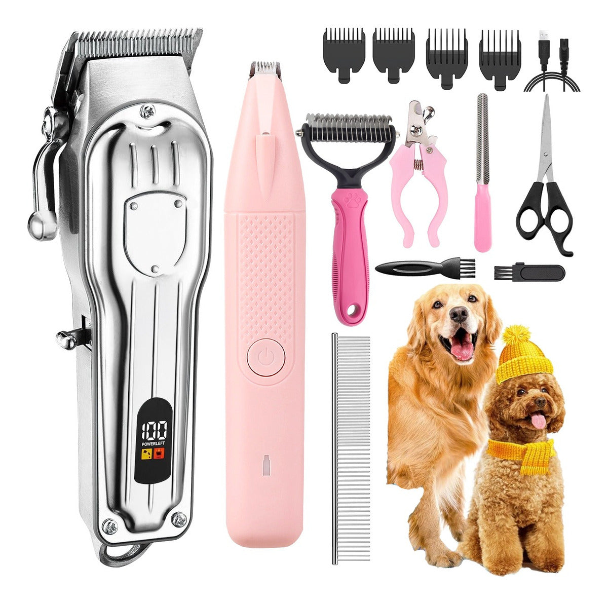 Maquina Cortador Rasurador Profesional Pelo Perro Recargable