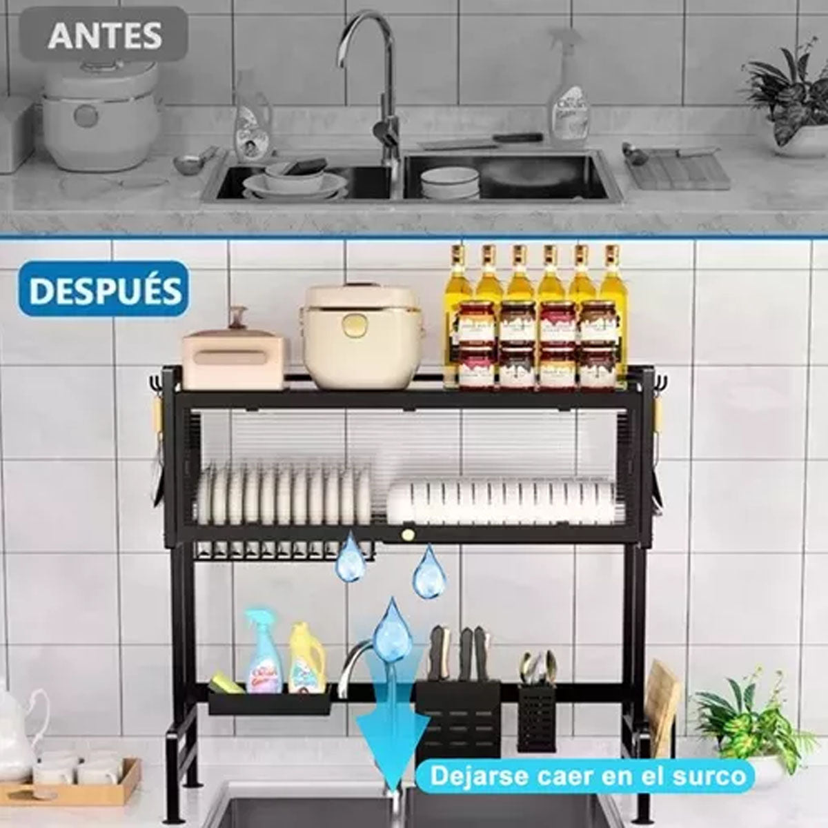 Linglucky Escurridores Linglucky Black