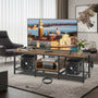 Mueble Para Tv Moderno 160cm 43-75  Minimalista Con Regleta