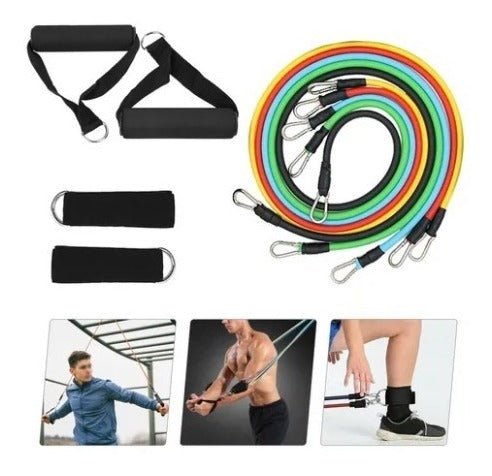 14 Piezas De Elástico For Entrenamiento De Resistencia