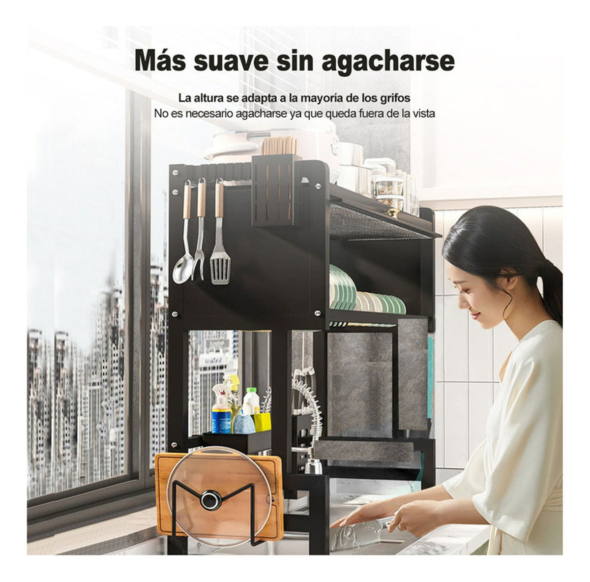 Linglucky Escurridores Linglucky Black