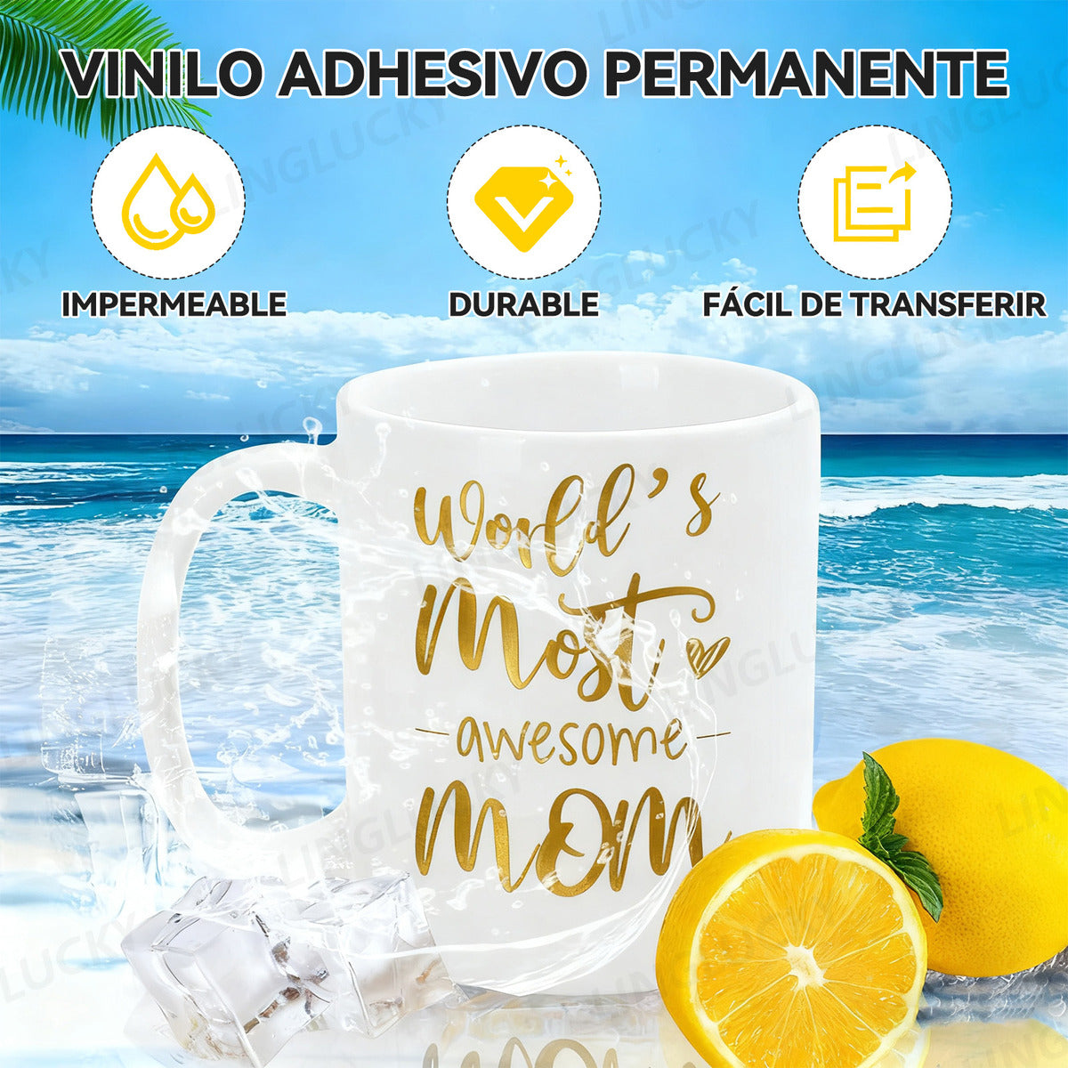 Vinil Adhesivo Para Cameo Silhouette Cricut Metal