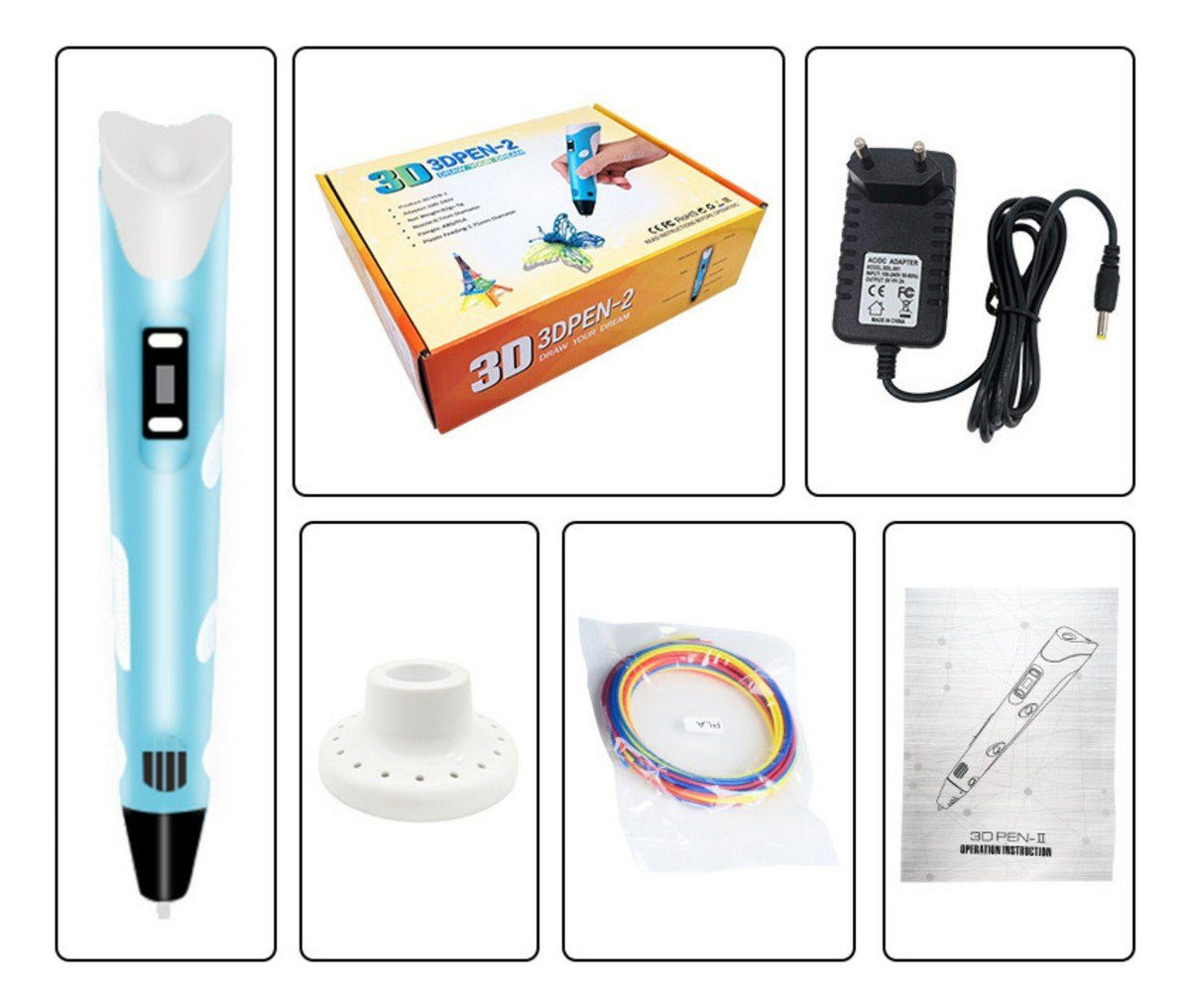 Alta Temp Pluma 3d Impresora Con Filamento Pla Regalo Niño