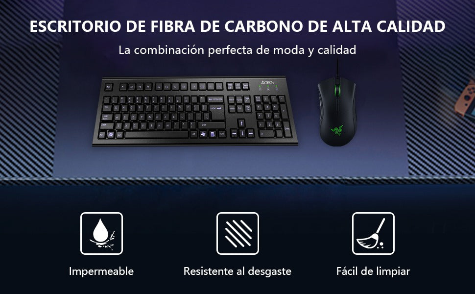 Escritorio De Oficina En Forma De L Con Luz Led Con Enchufe