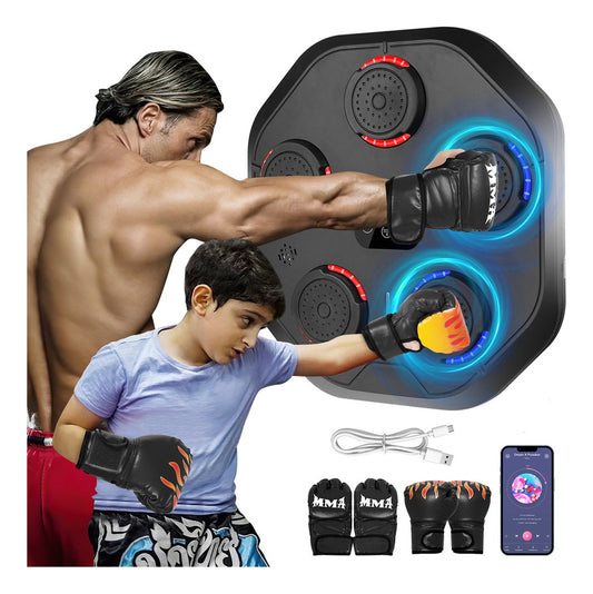 Maquina De Boxeo Musical Entrenador Inteligente Con Música