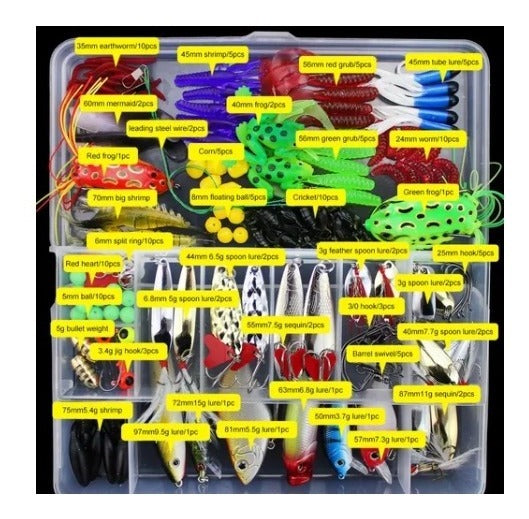 141 Piezas De Kit De Accesorios De Pesca Cebo  Cebo