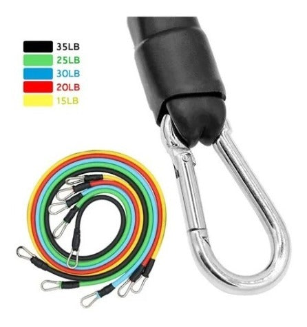 14 Piezas De Elástico For Entrenamiento De Resistencia