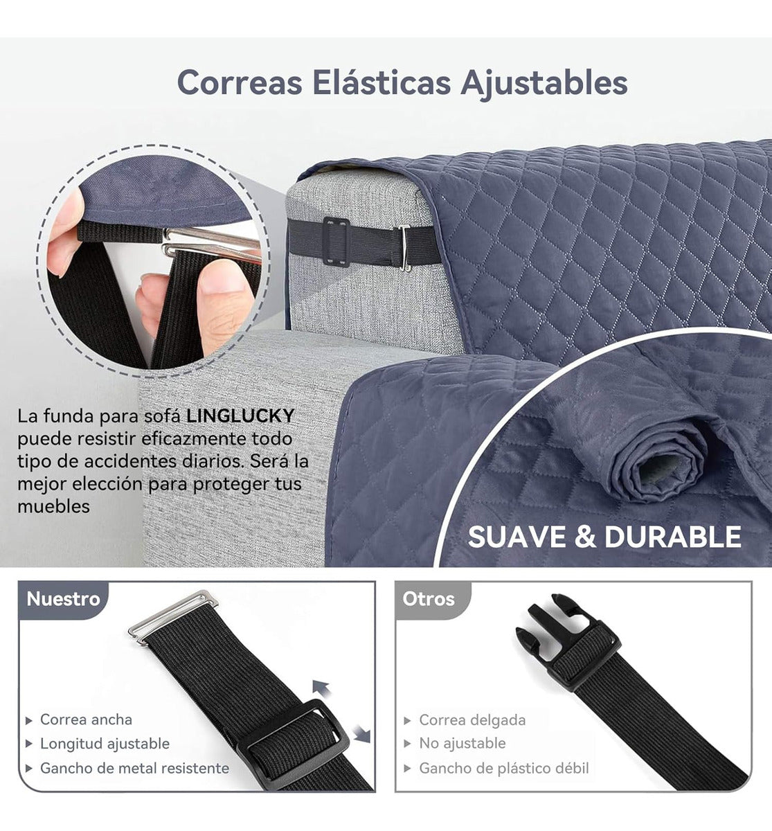Protector Cubre Funda De Sofá Sillón Impermeable