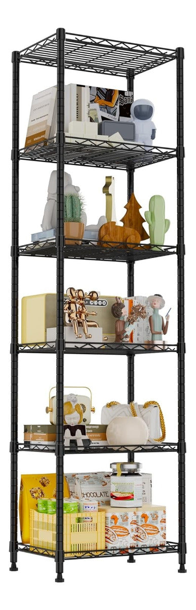 6 Niveles Hogar Anaqueles Cocina Estantes Baño Rack Metálico