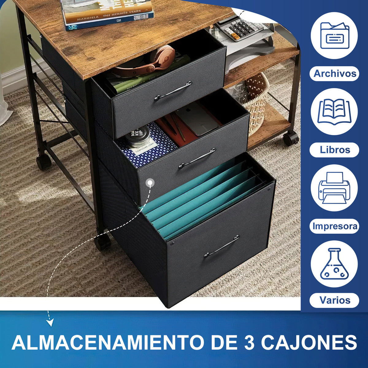 Bolsa De Documentos Ignífuga Caja De Almacenamiento Impermea