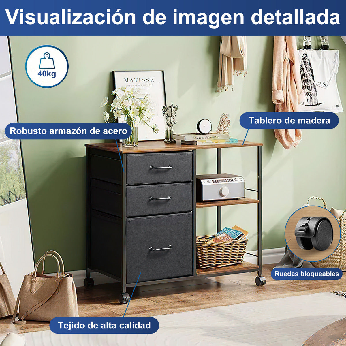 Bolsa De Documentos Ignífuga Caja De Almacenamiento Impermea