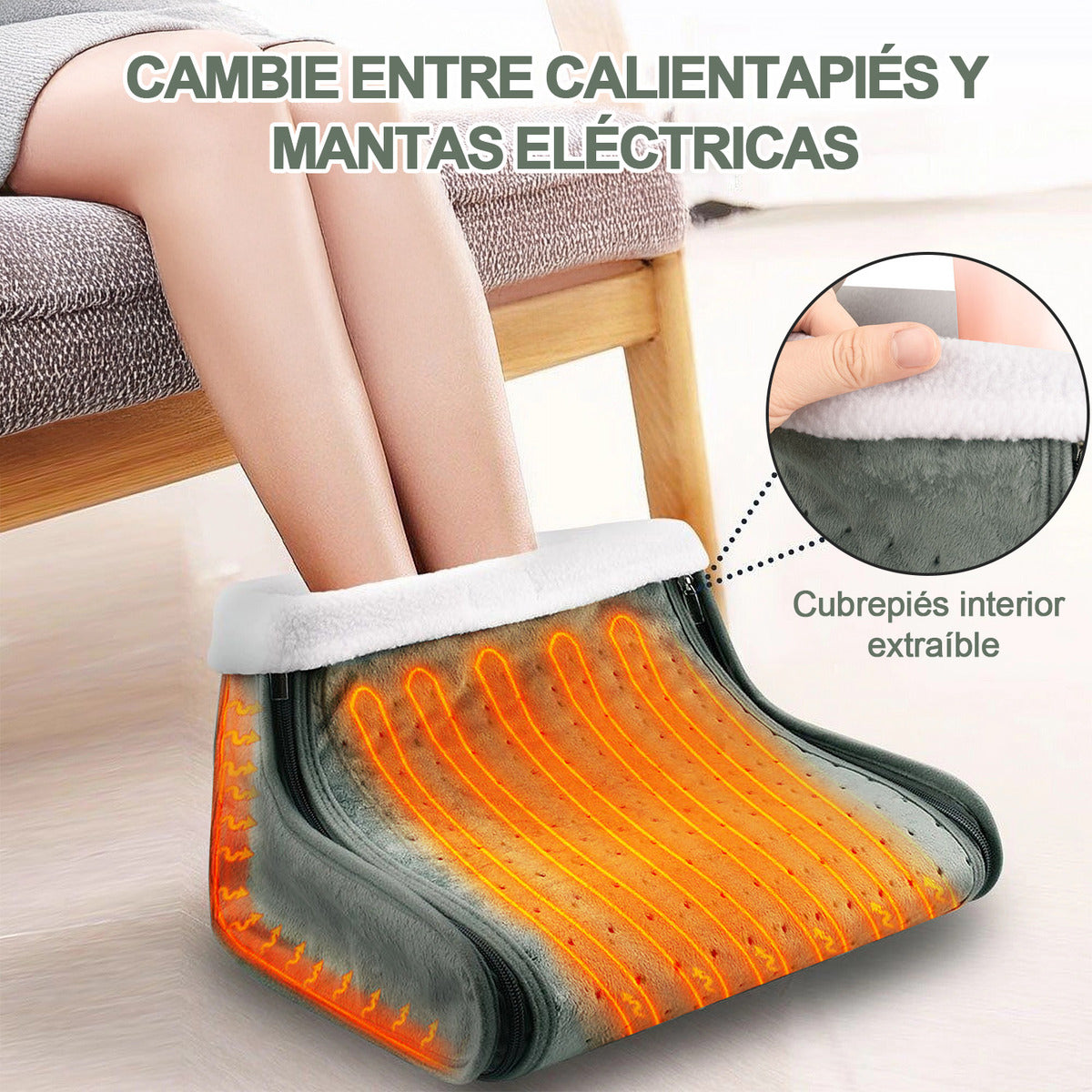 Cojín De Fisioterapia Manta Eléctrica 40x76cm 10 Niveles