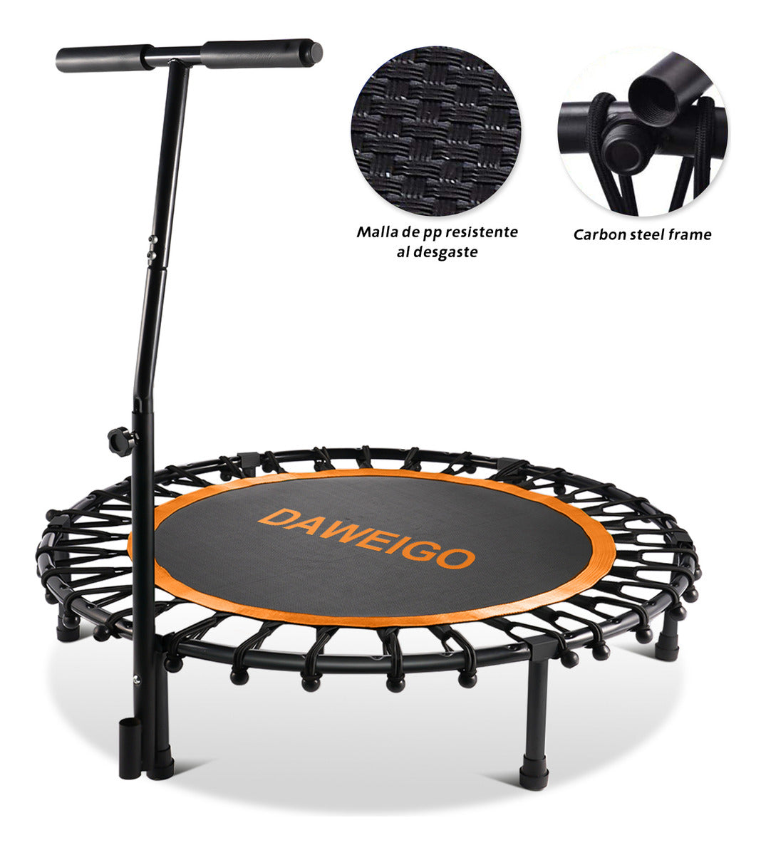 Trampolín Aeróbico Brincolín Fitness Ejercicio Ajustable T 45inch