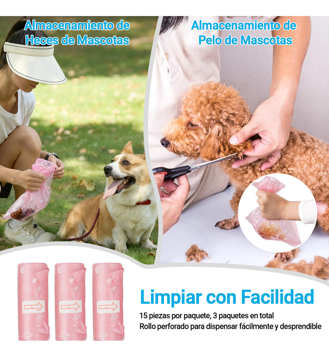 Kit Maquina Cortadora Perros Gatos Accesorios