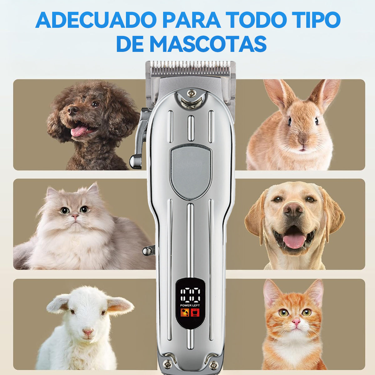 Maquina Cortador Rasurador Profesional Pelo Perro Recargable