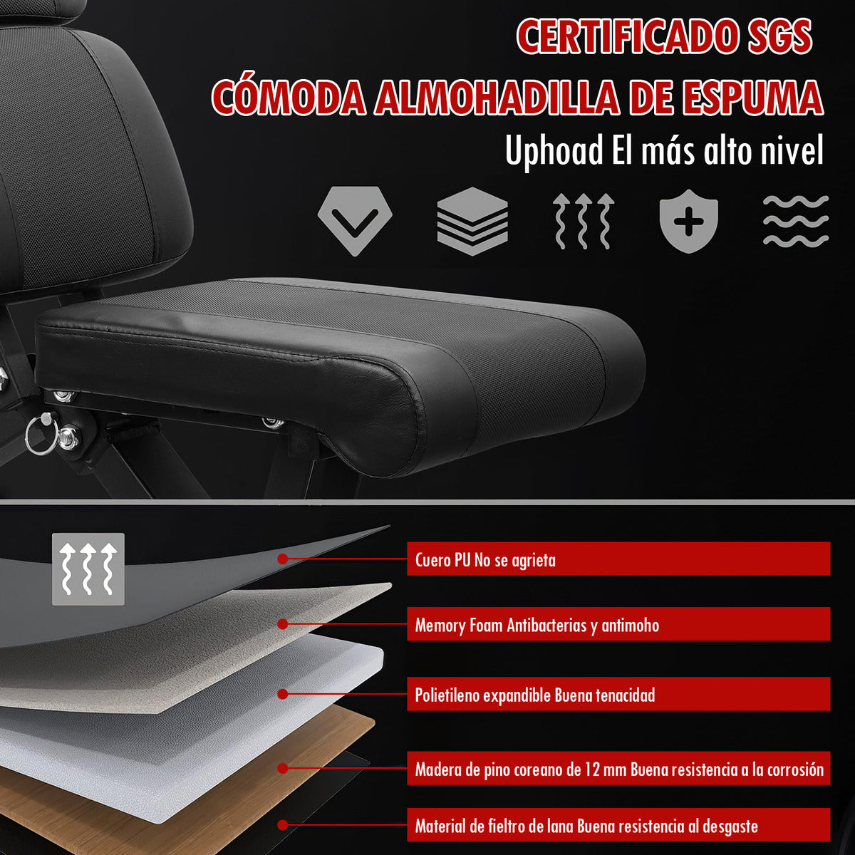 Banco Pesas Multiposiciones Plegable Ajustable Gym Ejercicio