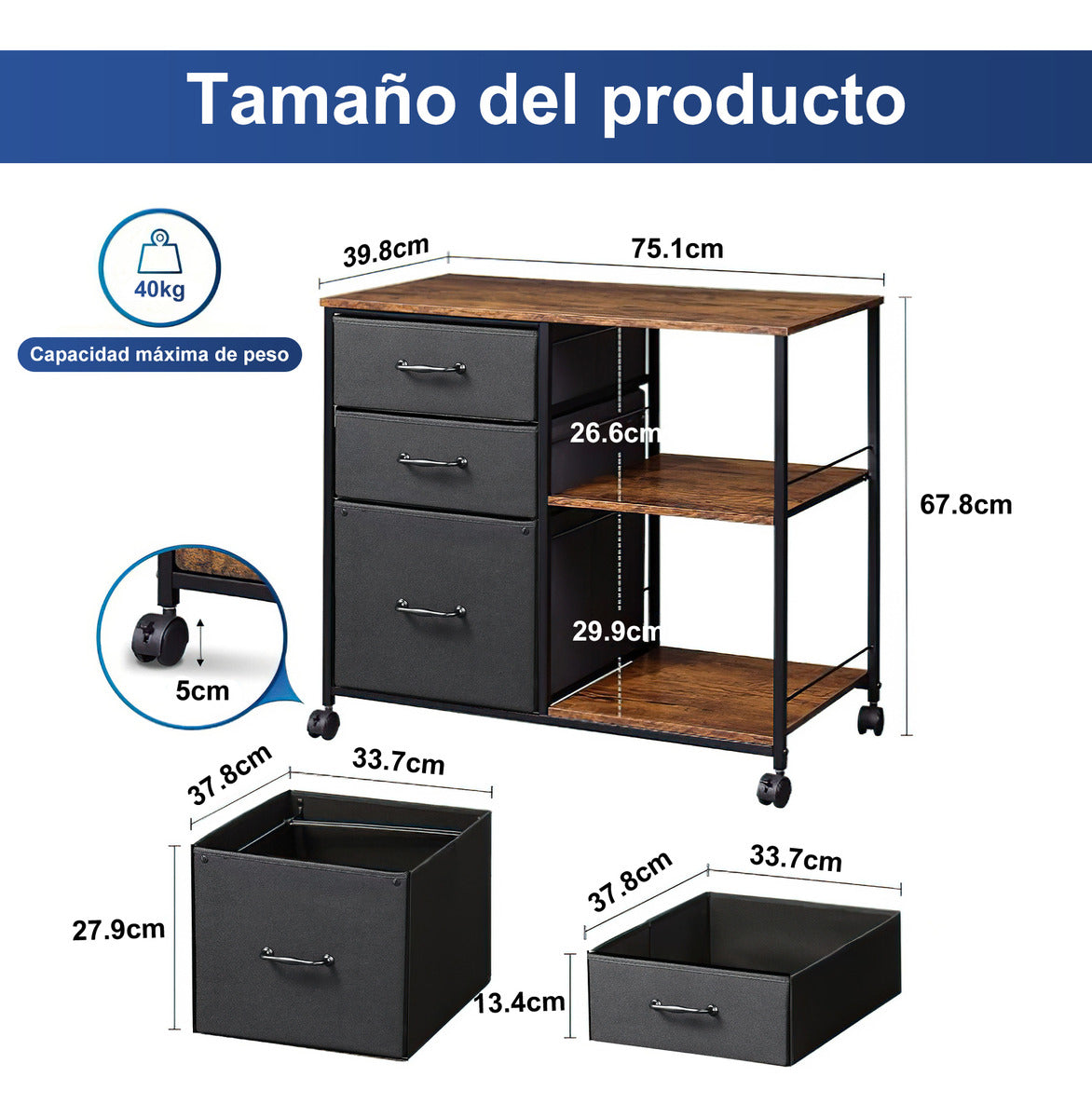 Bolsa De Documentos Ignífuga Caja De Almacenamiento Impermea