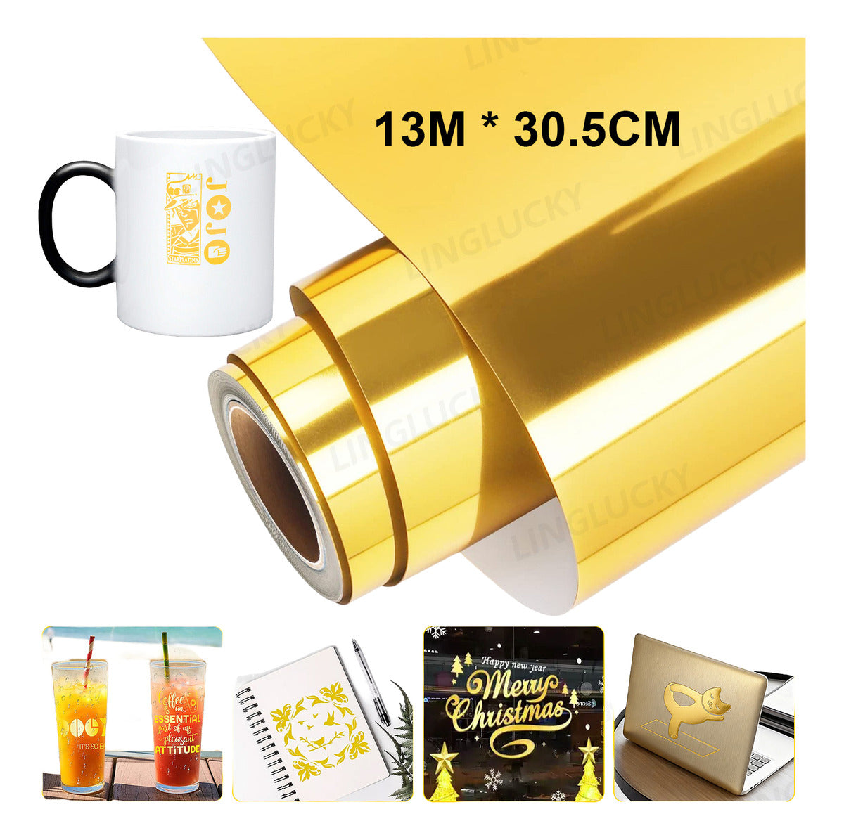 Vinil Adhesivo Para Cameo Silhouette Cricut Metal