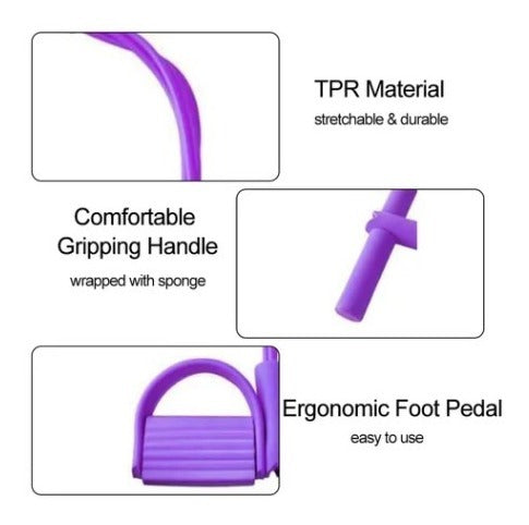 Equipo De Entrenamiento De Fitness Con 4 Tubos