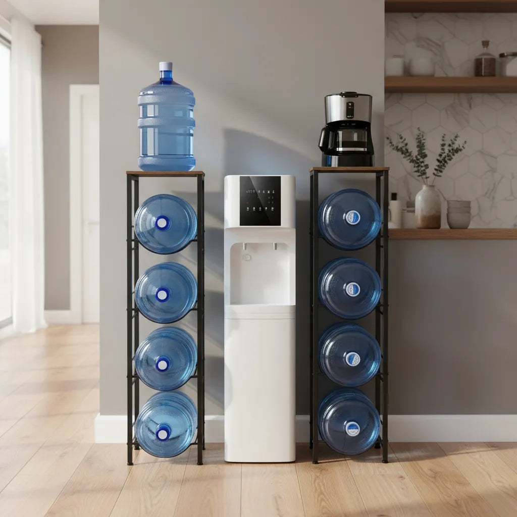 5 Capas Rack Porta Garrafón Extraíble Para Dispensador Agua