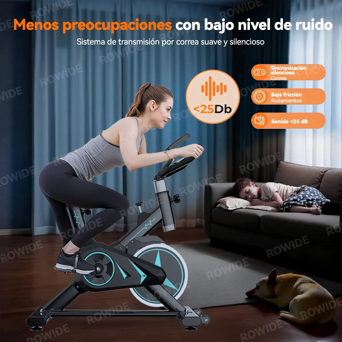 Bicicleta Estacionaria Bicicleta Spinning Para Ejercicio