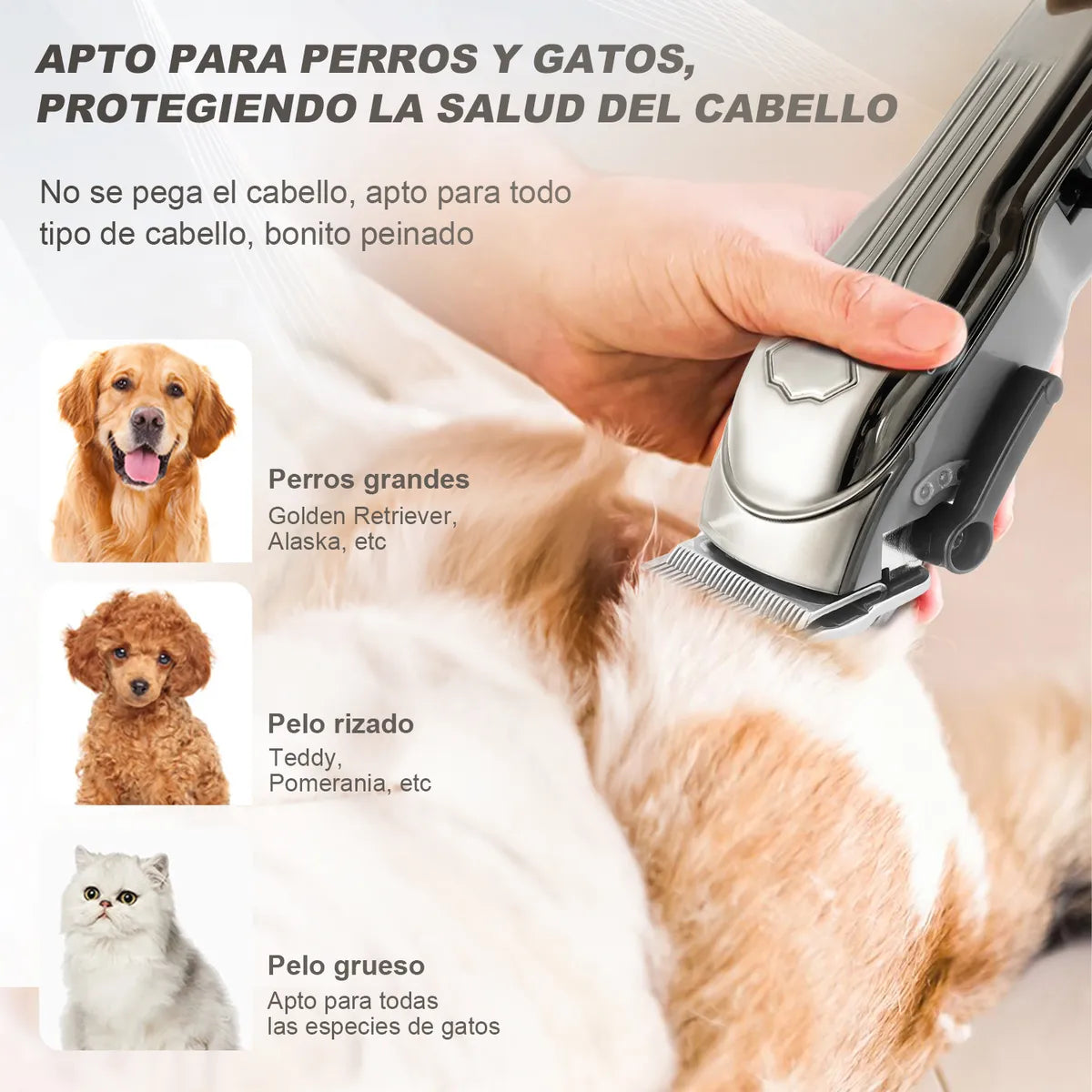 Maquina Cortador Rasurador Profesional Pelo Perro Recargable