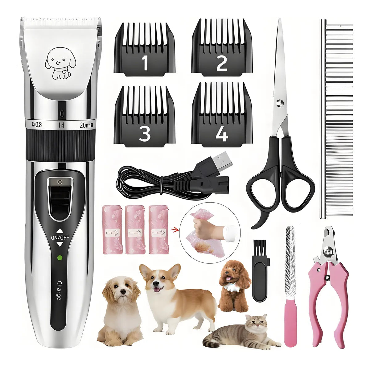 Maquina Para Cortar Pelo Rasuradoras Para Mascotas Y Perros