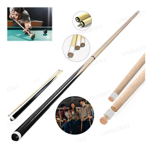 1pcs Tacos Billar De Maple Palos Snooker Desarmable Pool Cue Stick Professional Palo De Billar Portátil Barra De Billiard Palo De Piscina Para Principiantes Ejercicios De Entretenimiento 145cm