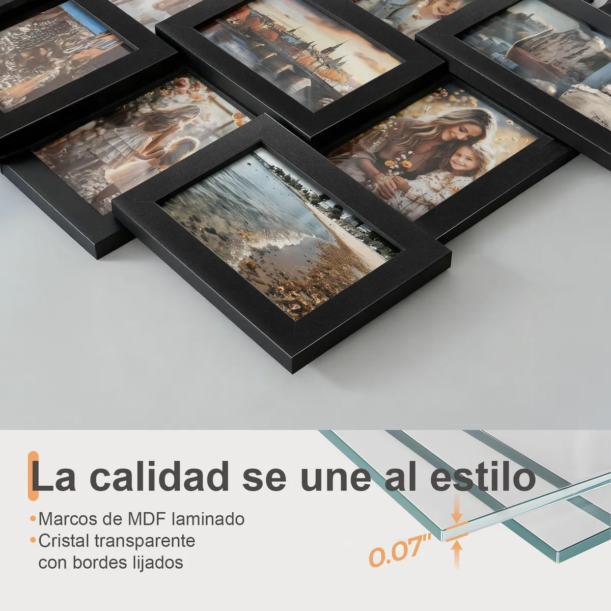 12 Piezas Marco De Fotos Marcos Cuadros Decorativos Retrato